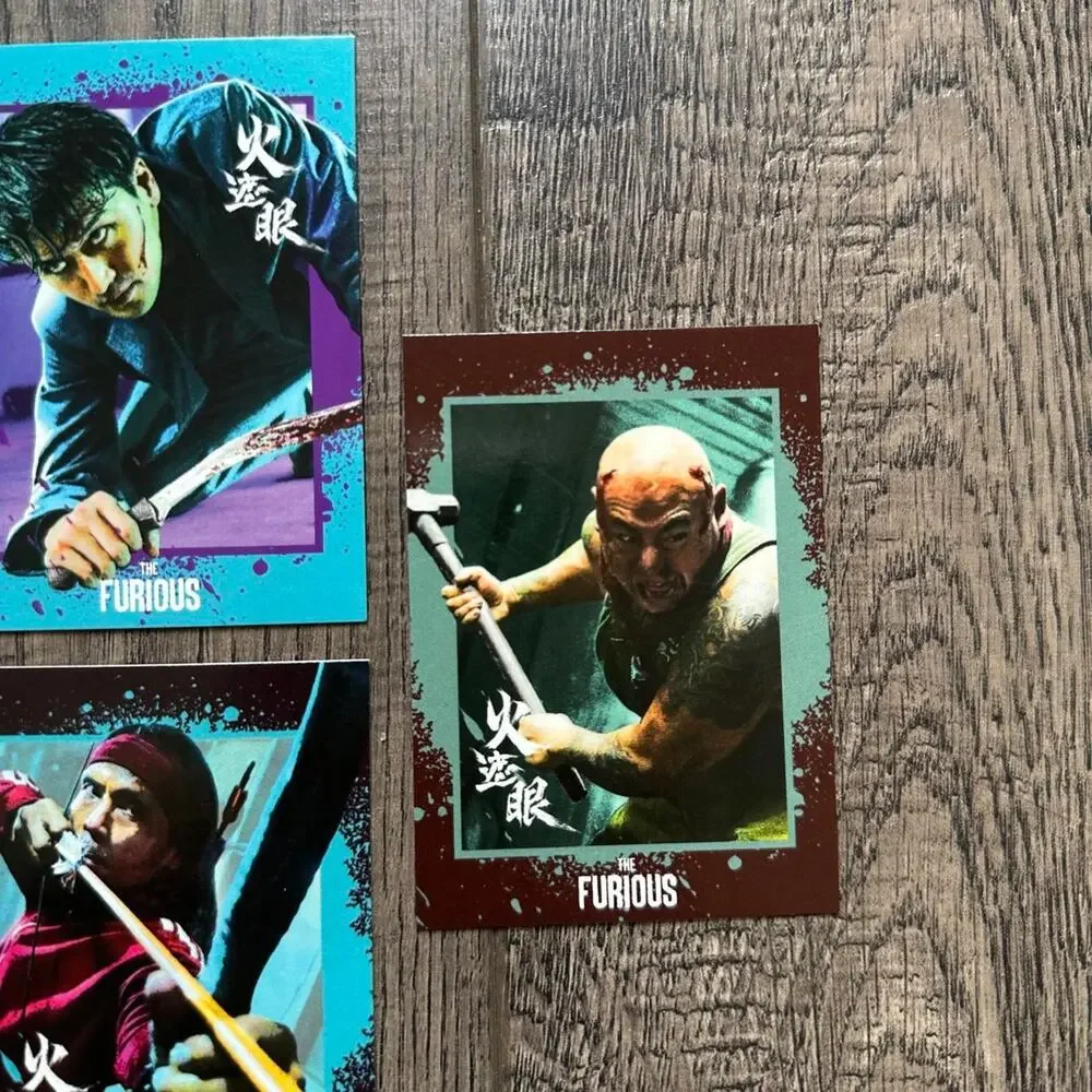 2026 The Furious Movie Promo Trading Cards Mini Poster Complete Full Set